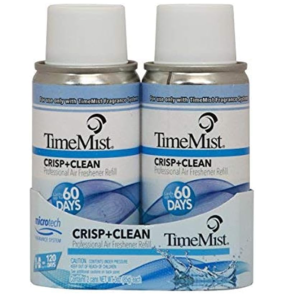 AIR FRESHENER - TIME MIST - CRISP & CLEAN - 2PK