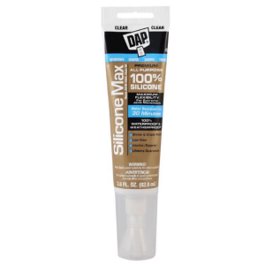 CAULKING - DAP SILICONE MAX - WINDOW & DOOR - CLEAR
