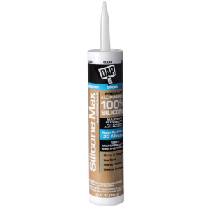 CAULKING - DAP SILICONE MAX - WINDOW & DOOR - CLEAR