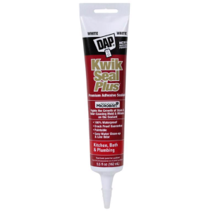 CAULKING - DAP KWIK SEAL PLUS - KITCHEN AND BATH - WHITE