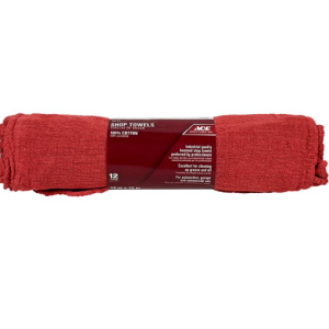 TOWELS SHOP RED - 12PK