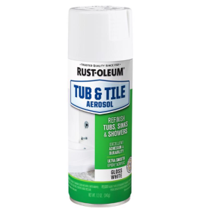 PAINT - SPRAY - TUB & TILE - WHITE GLOSS