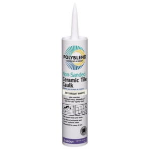 CAULKING - CERAMIC TILE - SANDED - BRIGHT WHITE