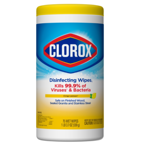 CLEANER - WIPES - CLOROX LEMON 75CT