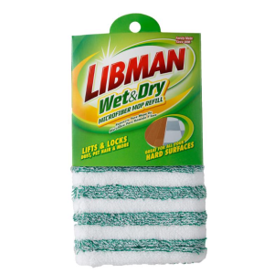 MOP REFILL LIBMAN WET/DRY MICROFIBER