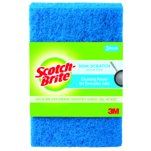 SCOUR PAD NO SCRATCH 3PK