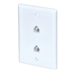 OUTLET - PHONE JACK DOUBLE - 5PK