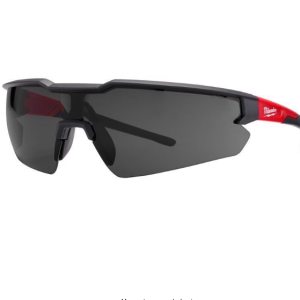 SAFETY GLASSES - TINT BLK/RED