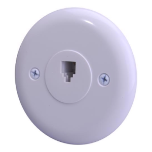OUTLET - PHONE JACK ROUND