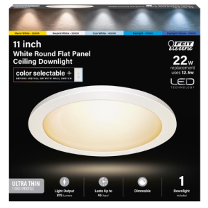 FIXTURE - LED ROUND - 11" - WHITE
