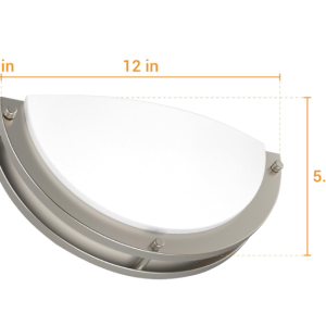 FIXTURE - LED HALF MOON - 12"