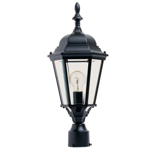 LAMP POST LANTERN - BLACK