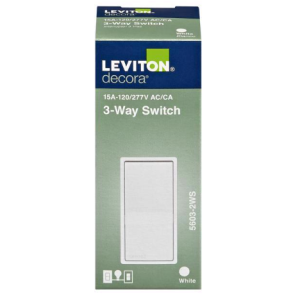 OUTLET - DECORA SWITCH - 3-WAY - WHITE