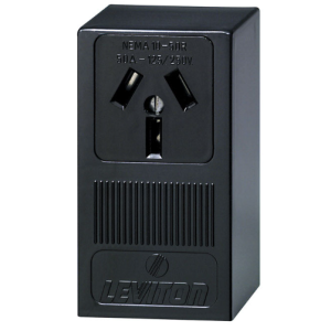 OUTLET - SURFACE MOUNT 50A - BLACK