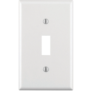 OUTLET - 1G SWITCH PLATE - WHITE