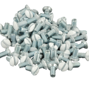 SCREWS - OUTLET - 5/16 - WHITE - 20PK