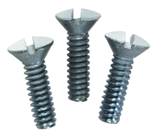 SCREWS - OUTLET - 1/2 - WHITE - 20PK