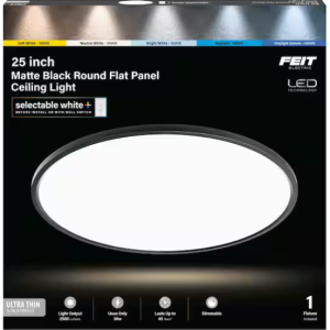 FIXTURE - LED ROUND - 25" - BLACK