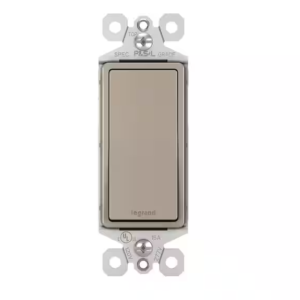 OUTLET - DECORA SWITCH 15A - BRUSHED NICKEL