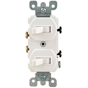 OUTLET - TOGGLE SWITCH 15A - WHITE