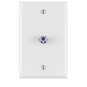 OUTLET - COAX WALL JACK - NYLON