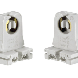 BULB - FLUORESCENT LAMPHOLDER BI-PIN - WHITE - 2PK