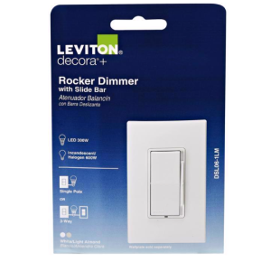 OUTLET - DIMMER SLIDE ROCKER - WHITE