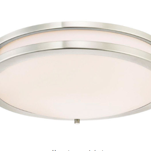 FIXTURE - LED FLUSH - 13" - SATIN NICKEL