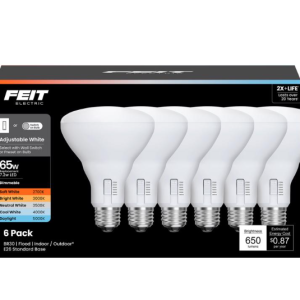 BULB - LED E26 - ADJUSTABLE 65W - 6PK