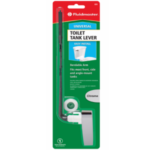 TOILET - FLUSH LEVER - UNIVERSAL - CHROME
