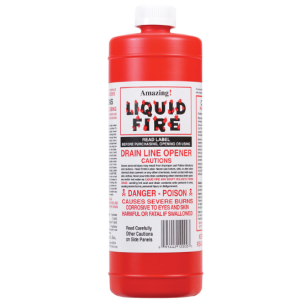DRAIN CLEANER - LIQ FIRE DRAIN OPENER - 1QT