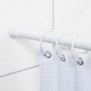 SHOWER TENSION ROD - WHITE - 72"