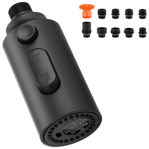 KITCHEN - PULL OUT SPRAY HEAD - BLACK