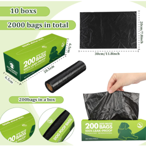 DOG WASTE BAGS - 10pk 2000cT