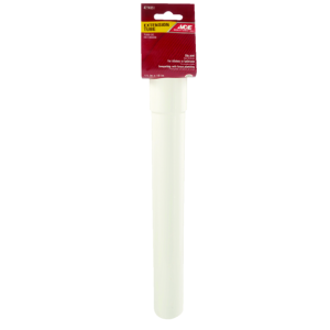 PVC - EXTENSION TUBE - 1-1/2 X 12 - WHITE