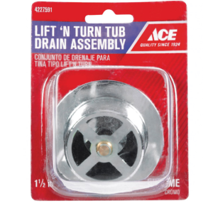 BATH - TUB DRAIN ASSEMBLY - LIFT 'N TURN - 1-1/2"