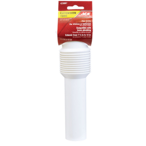 PVC - EXTENSOIN TUBE - FLEX FIT - 1-1/2 x 12 - WHITE