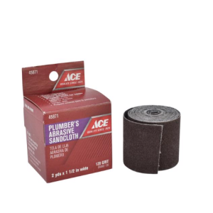 PLUMBERS ABRASIVE SANDCLOTH - 2yd 1-1/2