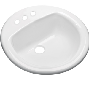 BATH - SINK - ROUND 19-1/4" X 19-5/8"