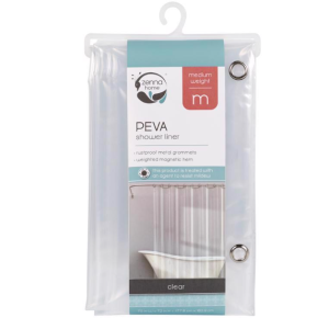 BATH - SHOWER LINER - CLEAR 72 x 70