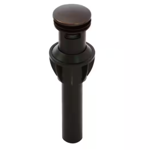 BATH - POP-UP DRAIN - PUSH & SEAL - OIL RUBBED BRONZE