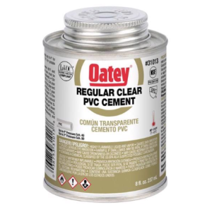 PVC - GLUE - CEMENT CLEAR 8OZ