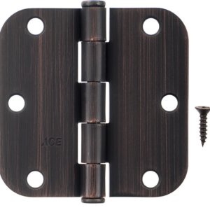 DOOR - HINGE - 5/8R 3-1/2" - 3PK - OIL RUBBED BRONZE