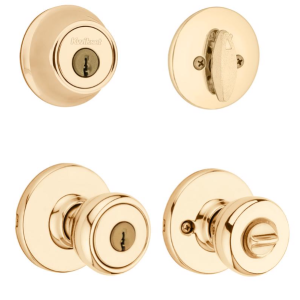 DOOR - KWIKSET - ENTRY COMBO - POLISHED BRASS