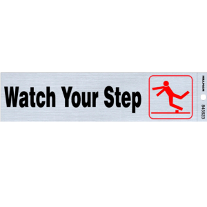 SIGN - WATCH STEP 2" X 8"