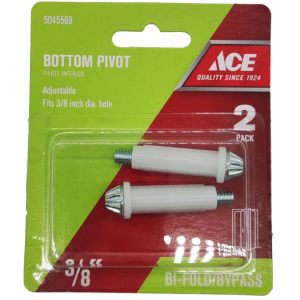 BI-FOLD DOOR PIVOT - 3/8" - 2PK