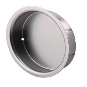 WARDROBE - FINGER PULL - 2-1/8" - SATIN NICKEL