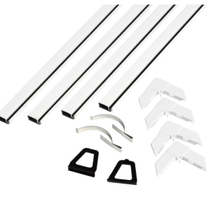 SCREEN FRAME KIT ALUMIMUM WHITE