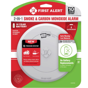 SMOKE/CO ALARM - 10YR BATTERY