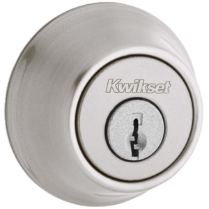 DOOR - KWIKSET - DEADBOLT SINGLE SIDED - SATIN NICKEL